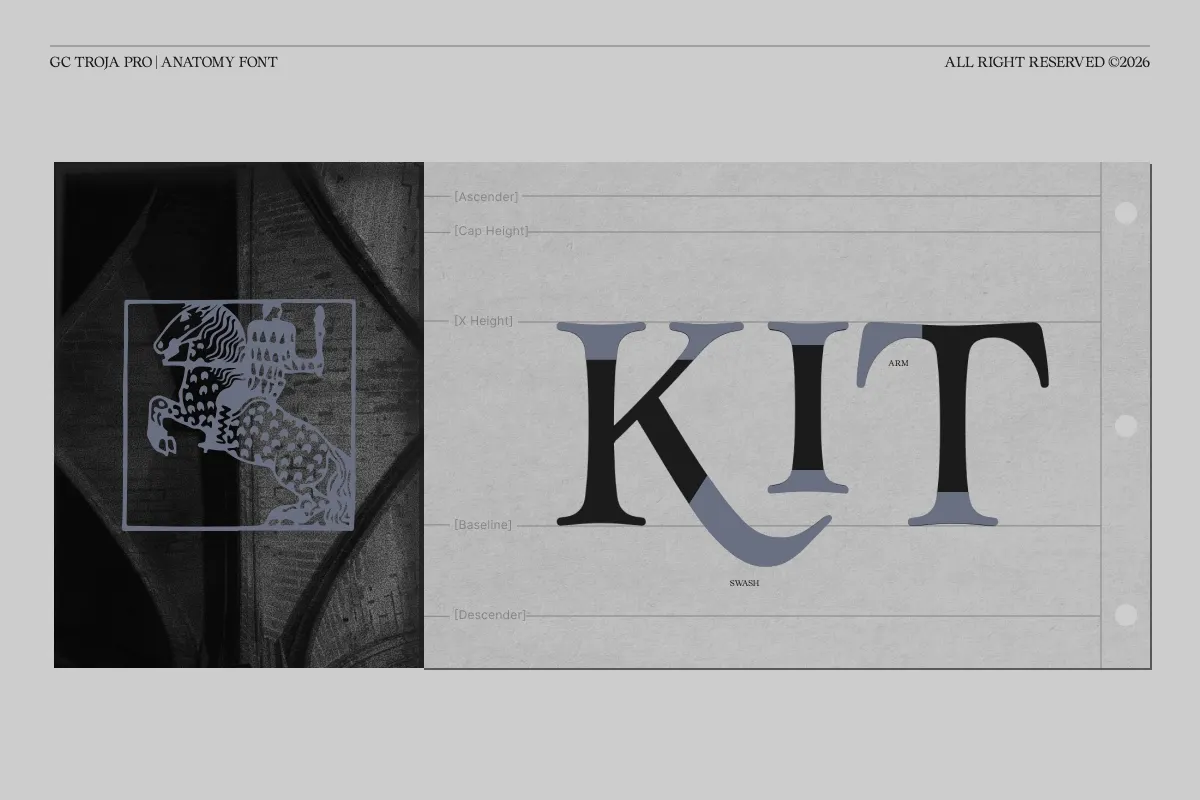 GC Troja Pro - Luxury Classic Serif Font