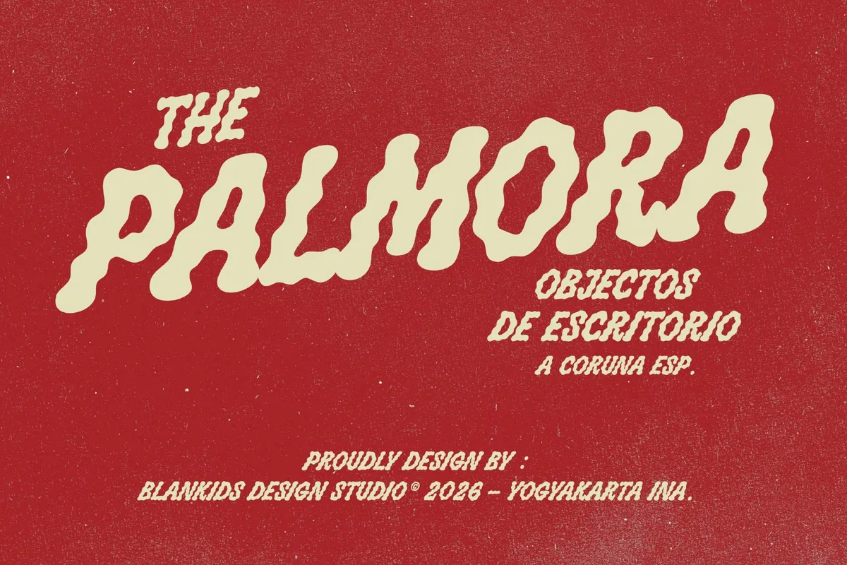 Bloobies –  Distressed Hand Drawn Display Font
