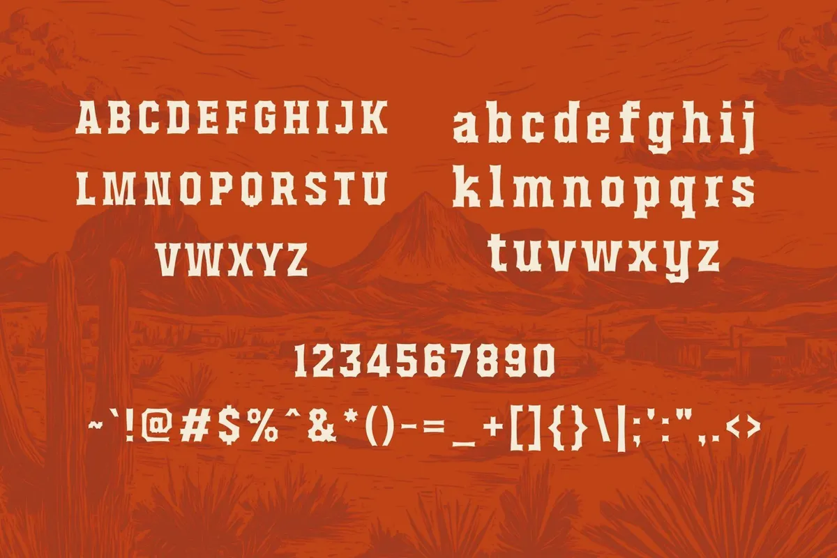 Western Outpost Typeface
