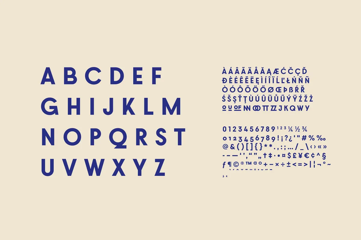Brosqua Geometric Display Fonts