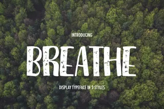 Breathe Display Font