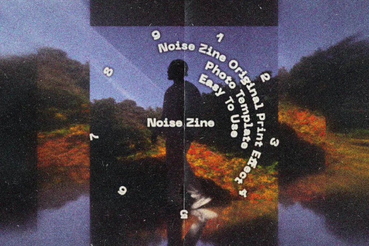 Noise Zine Print Effect
