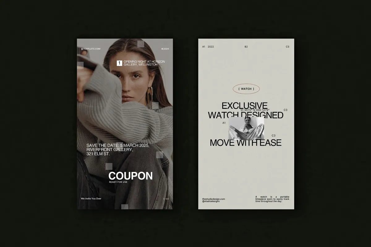 ZAVI Instagram Post & Story Templates for Canva Vol.1