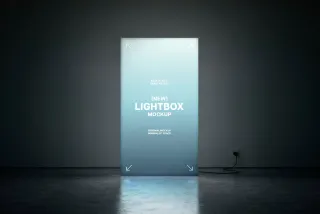 Vertical Lightbox Mockup
