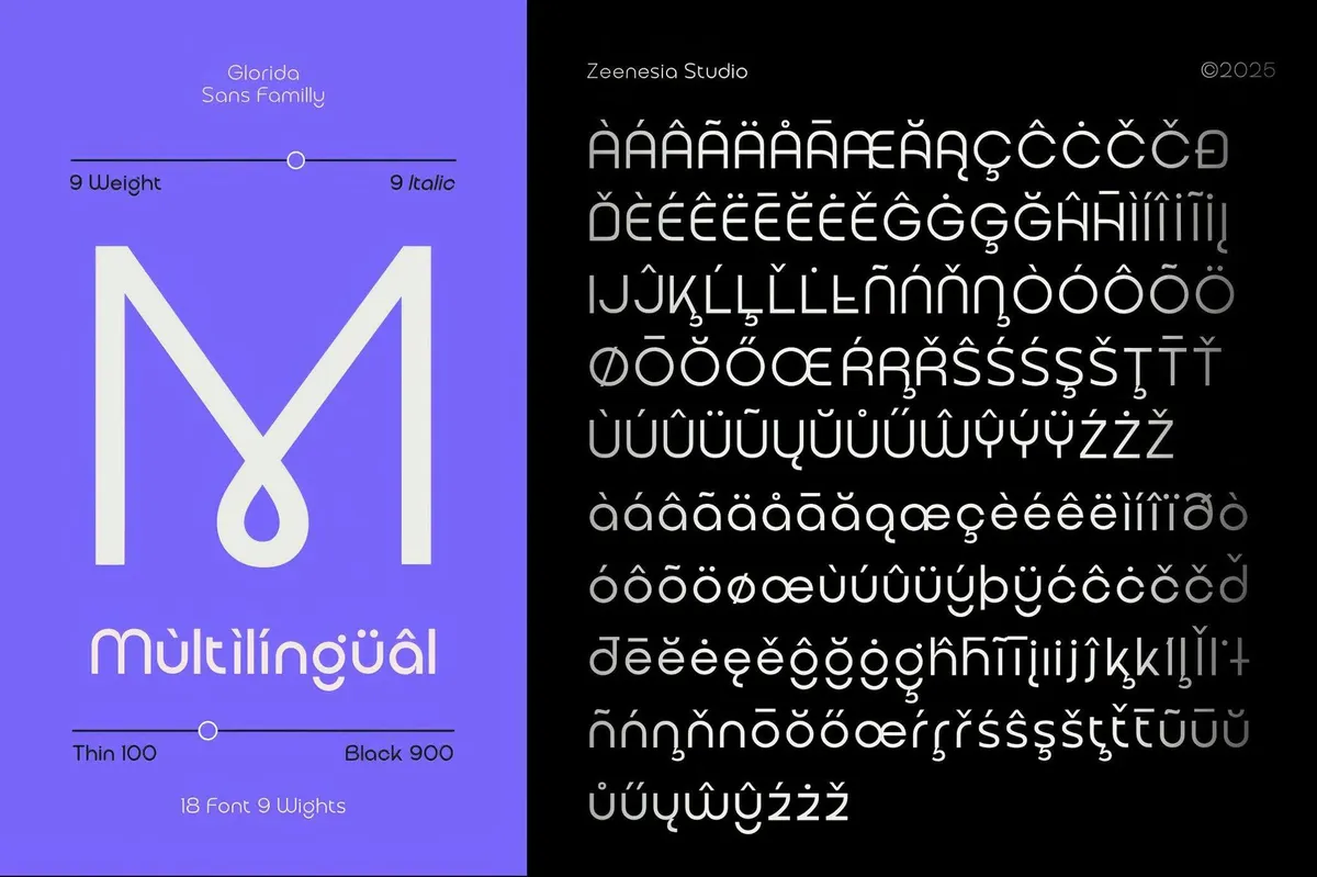Glorida — Sans Serif Family