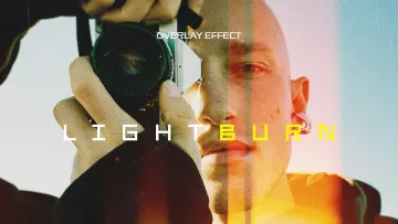 Film Burn Photo Effect