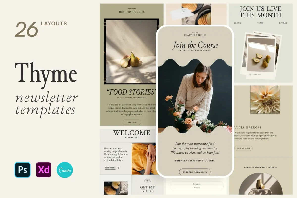 Thyme Newsletter Templates