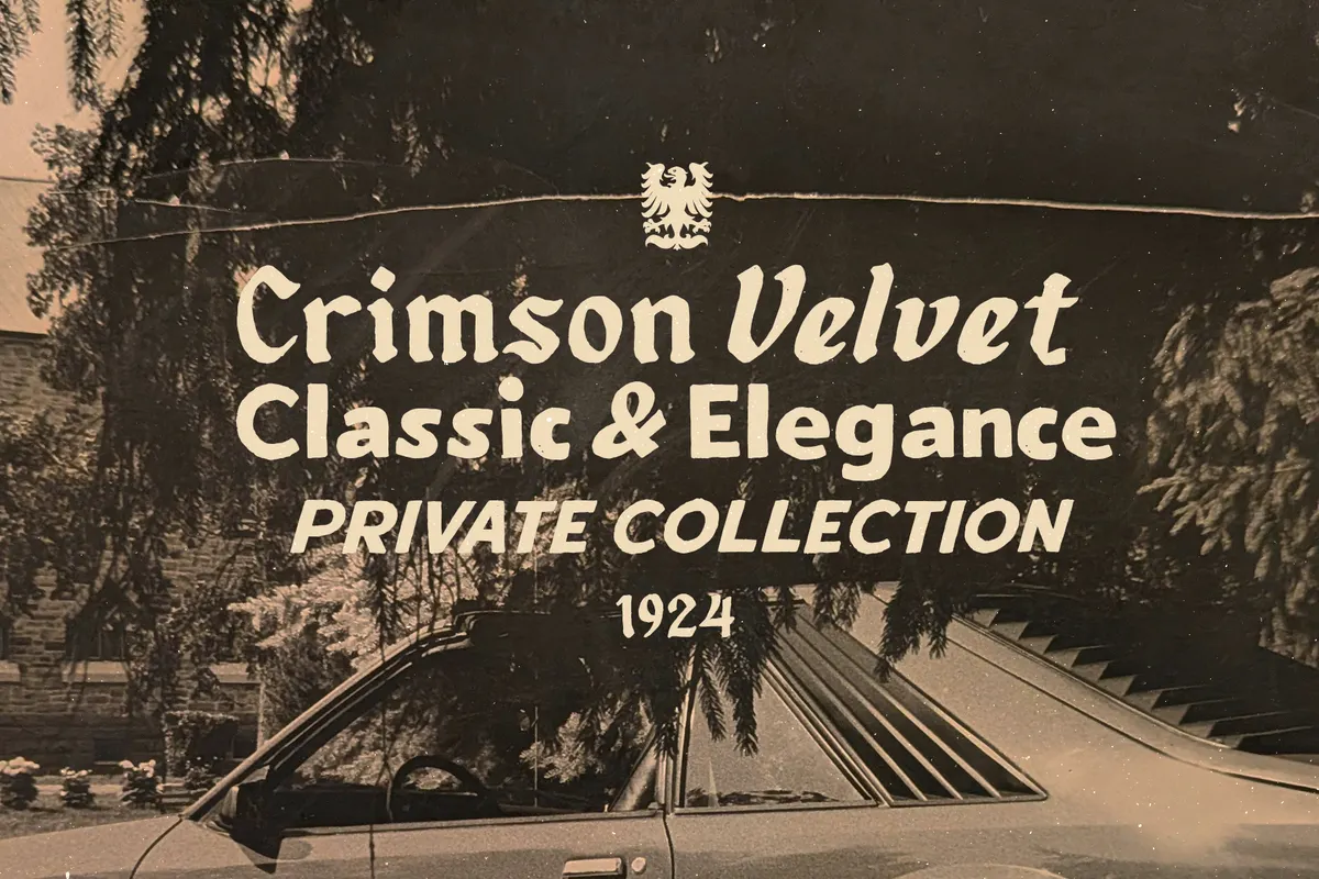 Post Crave - Vintage Blackletter & Sans Font Duo