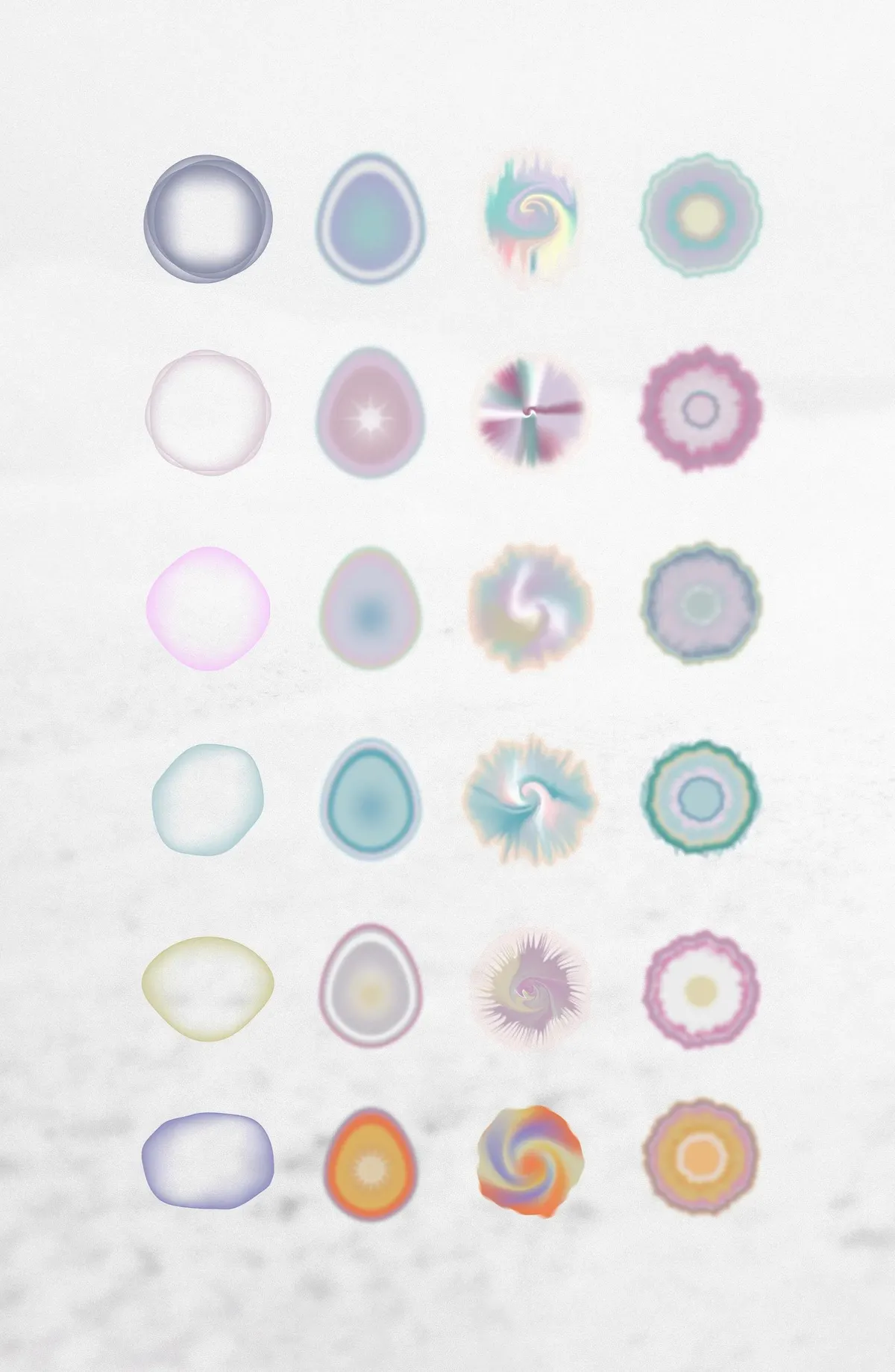 Emotions. Grainy Gradients Set