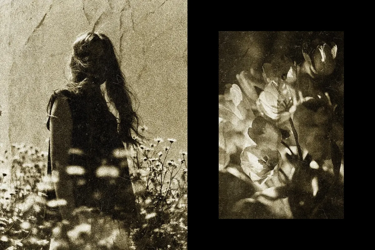 Retro Sepia Overlay Photo Effect