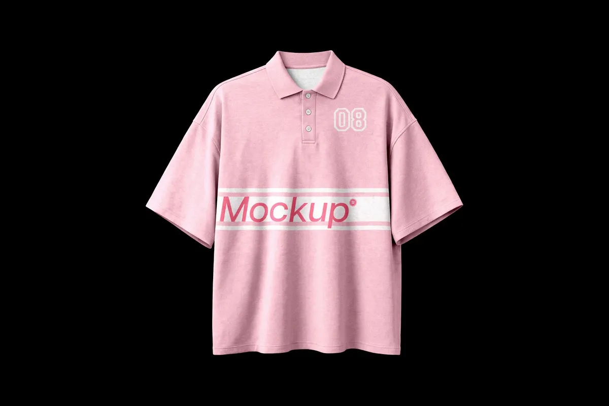 Oversized Polo Mockup