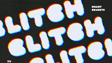 TV Channel Glitch Effect