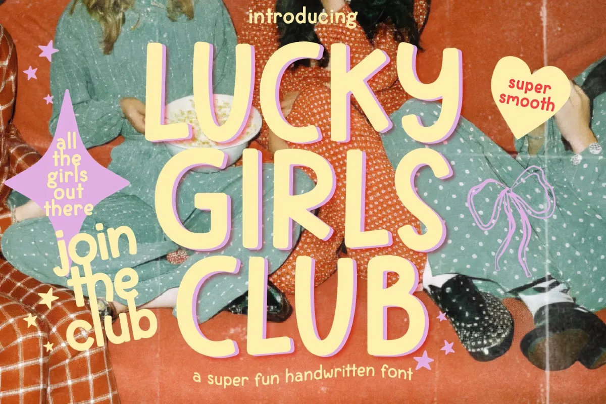 Lucky Girls Club Handwritten Sans