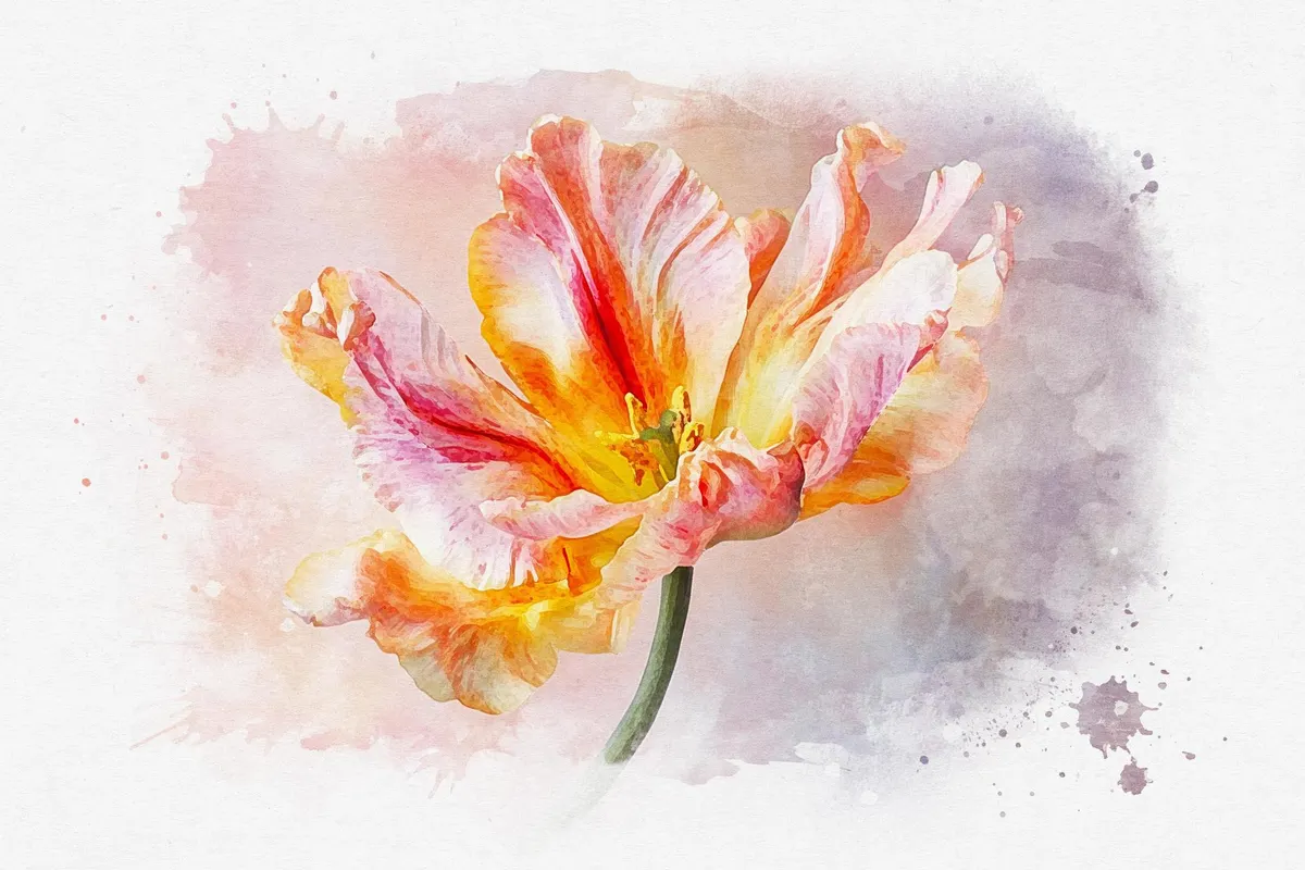 Watercolor Art Photo Effect