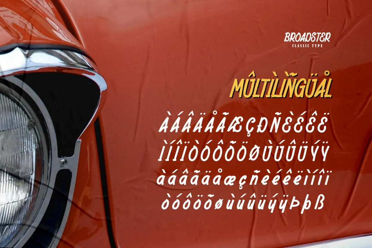 Broadster - Classic Brush Font