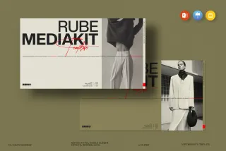 RUBE — Brand Portfolio & Media Kit Template