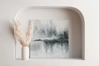 Minimalist Interior Canvas Mockup