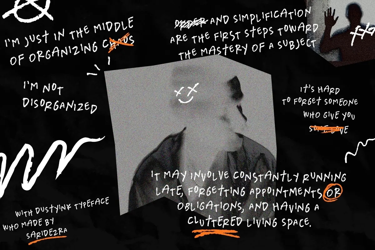 Dusty Ink + Scribble Font