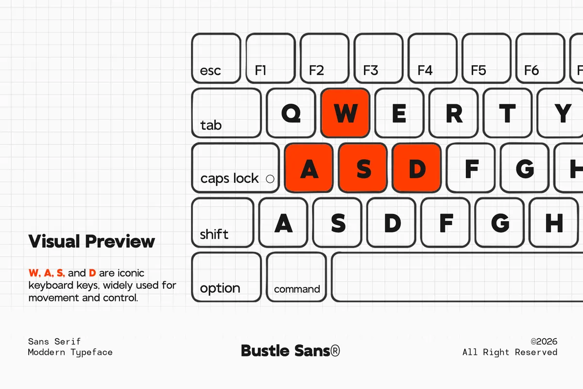 GC Bustle Sans - Modern Variable Sans Font