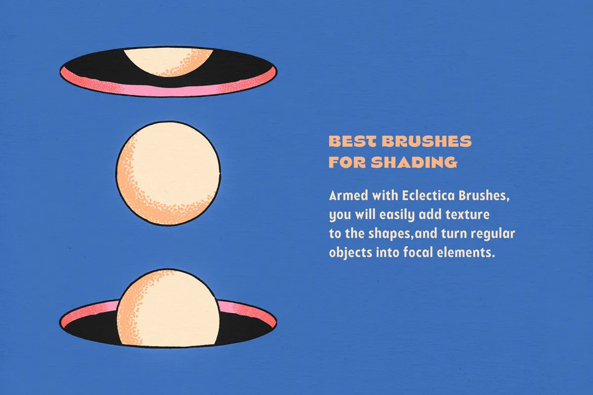 Eclectica Stipple Illustrator Brushes