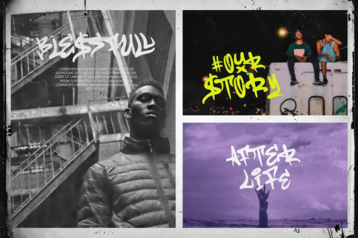Black Discord — Graffiti Font