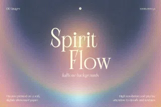 Spirit Flow - Halftone Gradient Backgrounds
