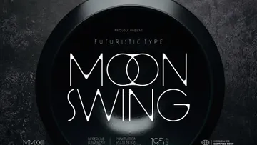 Moon Swing — Futuristic Font