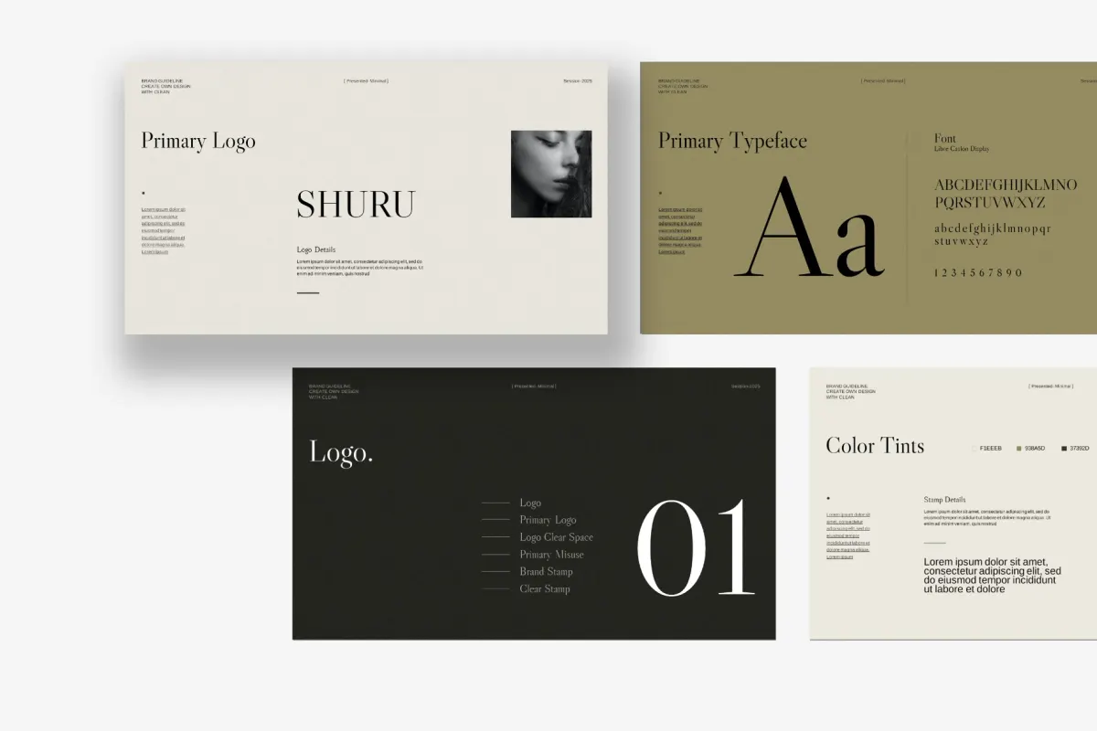 Brand Guideline Presentation Template