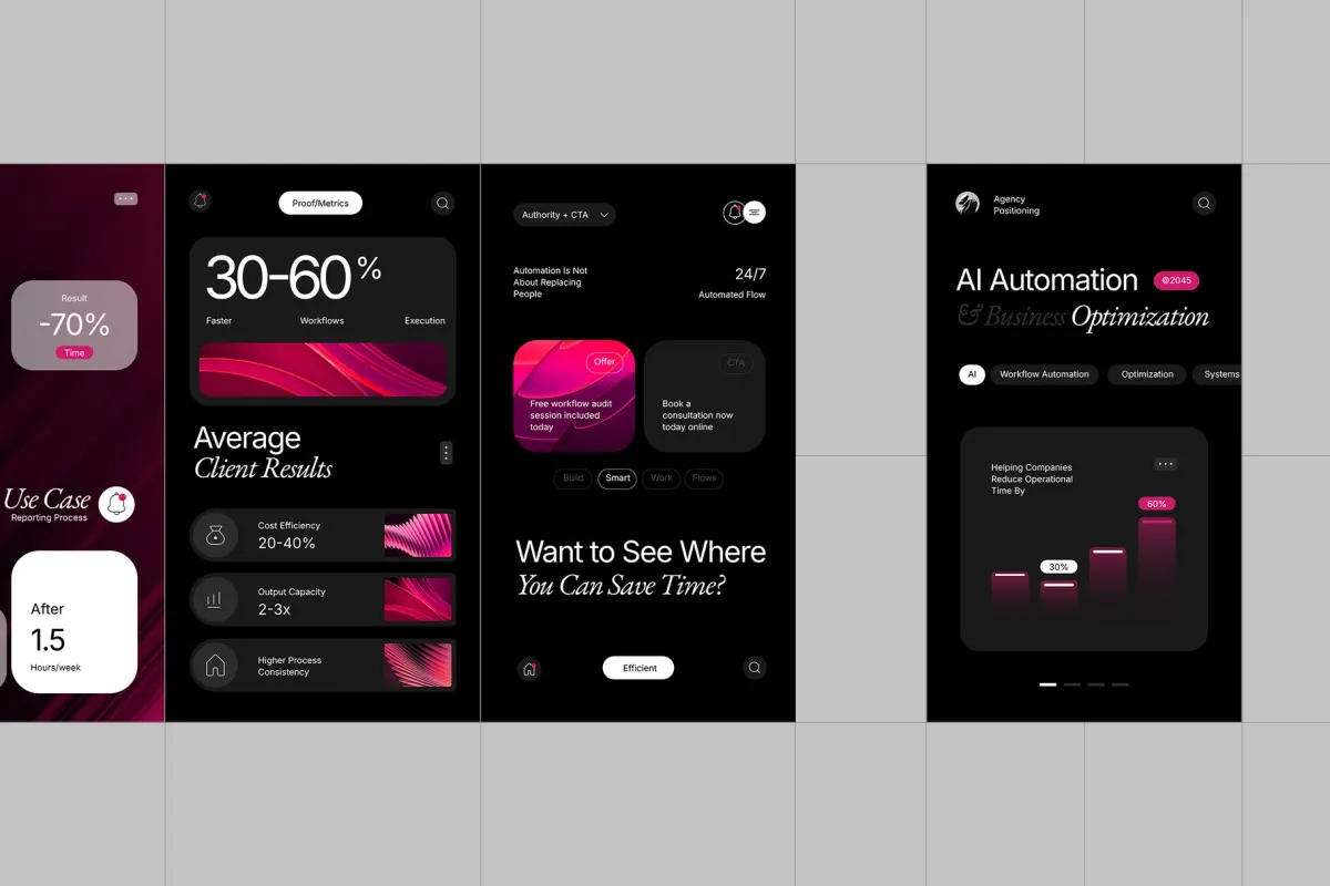 AI Services Instagram Template Pack for Affinity
