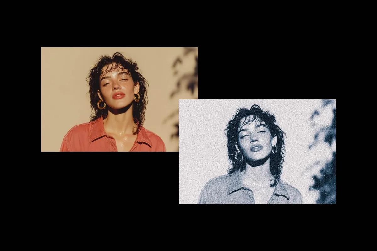 Risograph Photo Effect