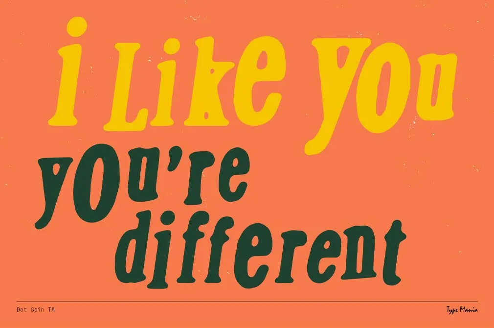Dot Gain TM — Cozy Serif