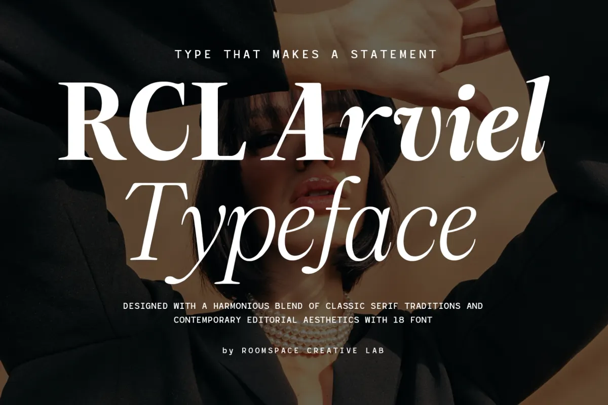 RCL Arviel – Modern Editorial Serif Font Family