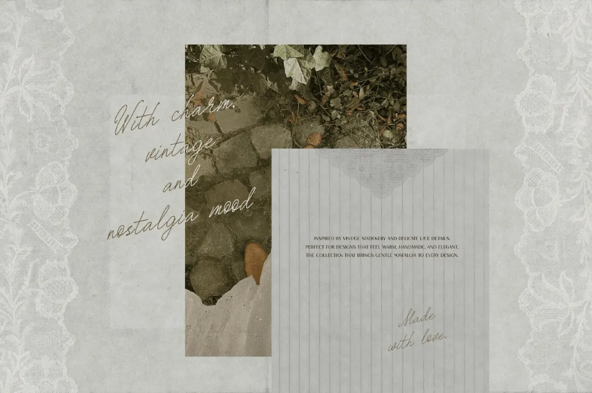 Paper & Lace backgrounds