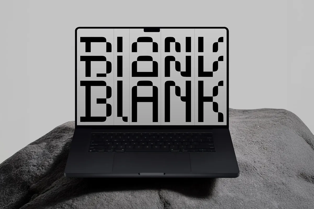 Moon-Landed Macbook Mockup