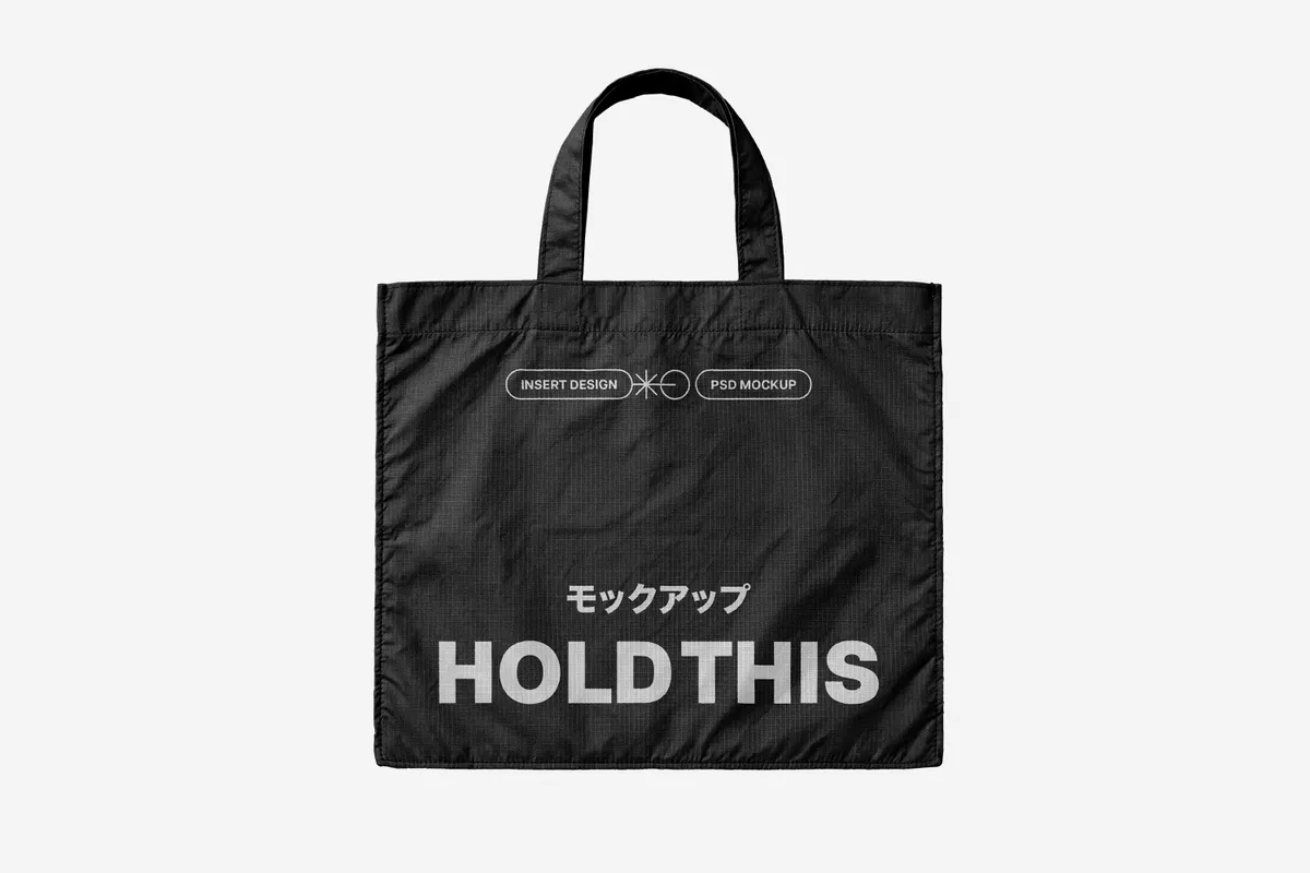 Ripstop Tote Bag Mockup