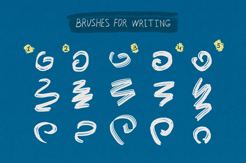 Essential Hand-Drawn Photoshop Brushes