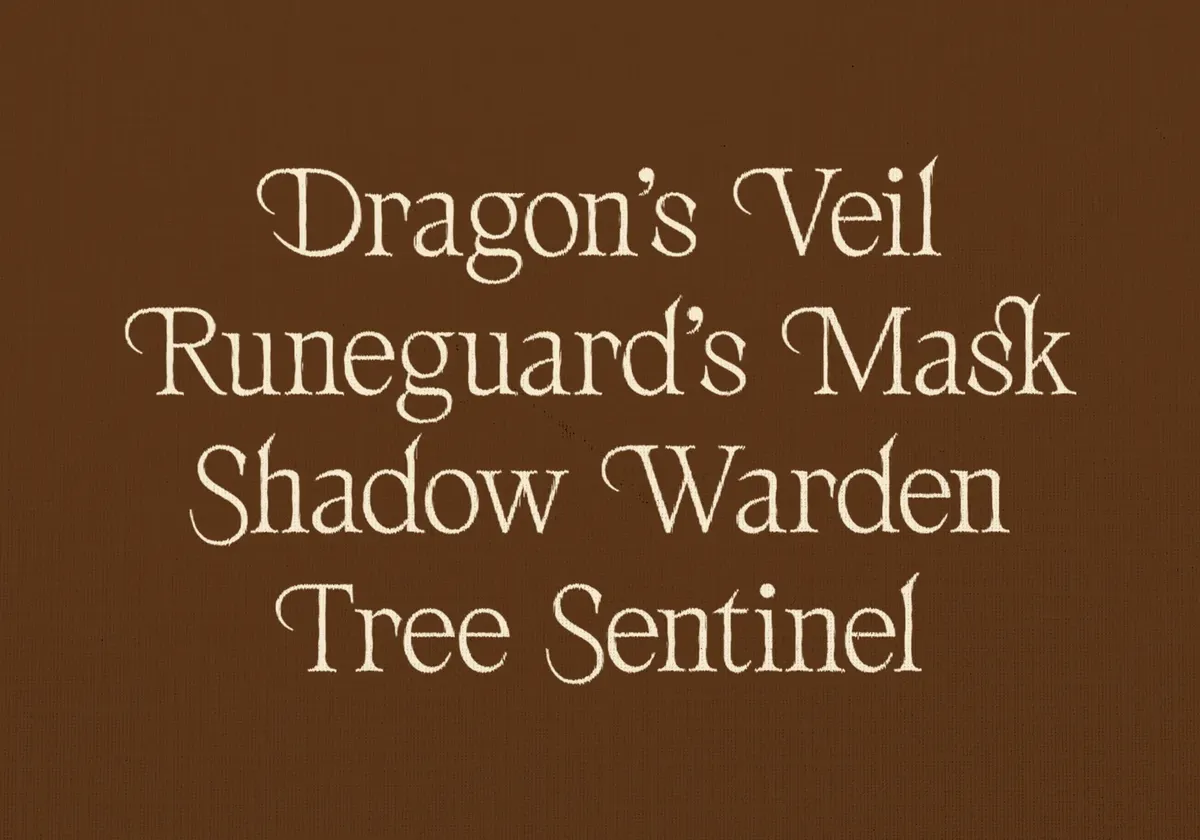 AV Galveria — Display Serif Font