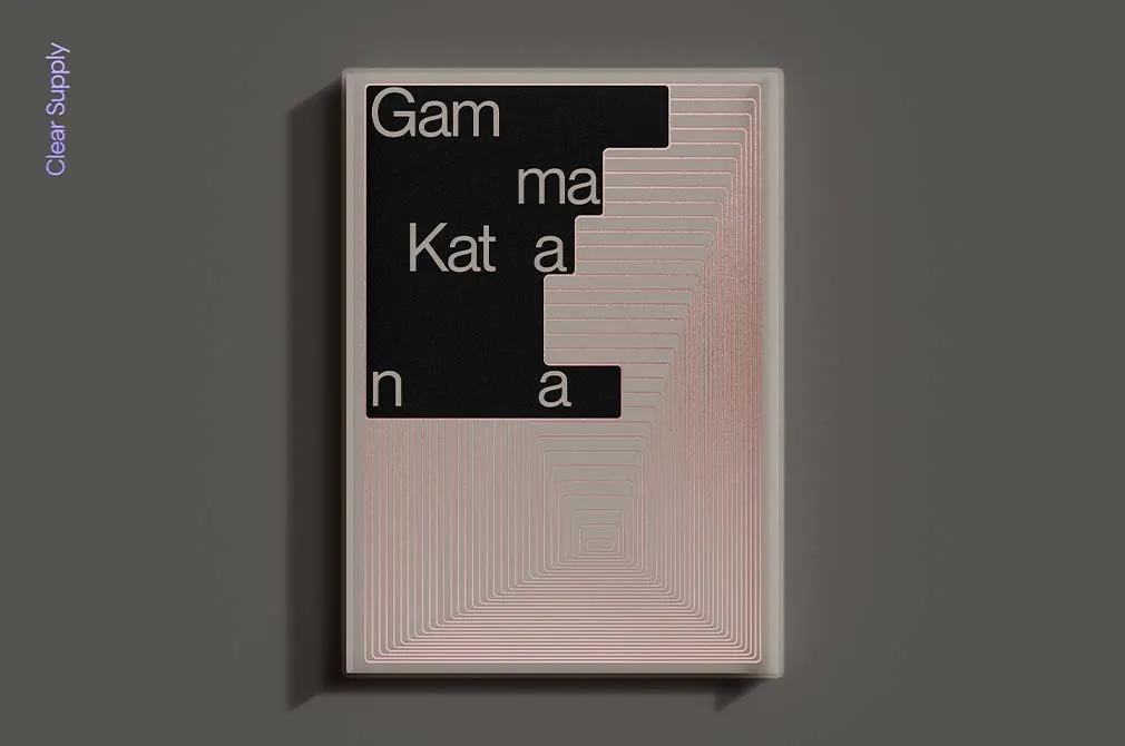 Gamma Katana — Minimal Poster Mockups