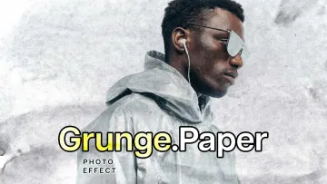 Grunge Paper Photo Effect