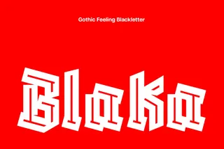Blaka — Gothic Arabic Font