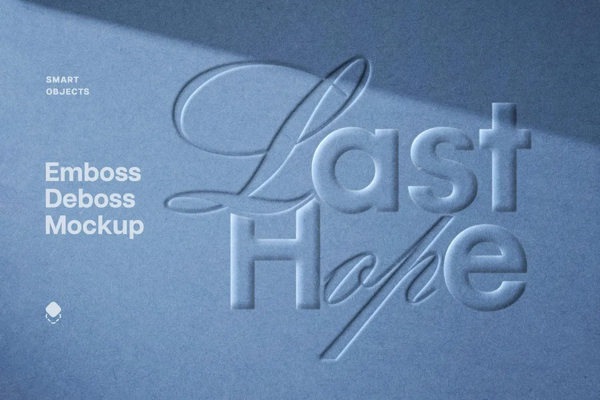 Paper Debossing & Embossing Mockup