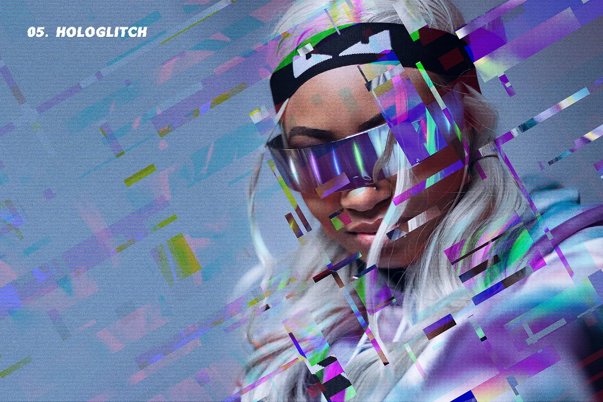 Glitch Matrix Photoshop Effect