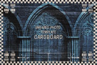 Cardboard Smear Photo Effect