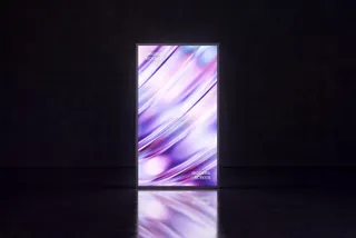 Glowing Vertical 9:16 Screen Mockup