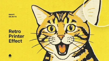 Retro Print Effect