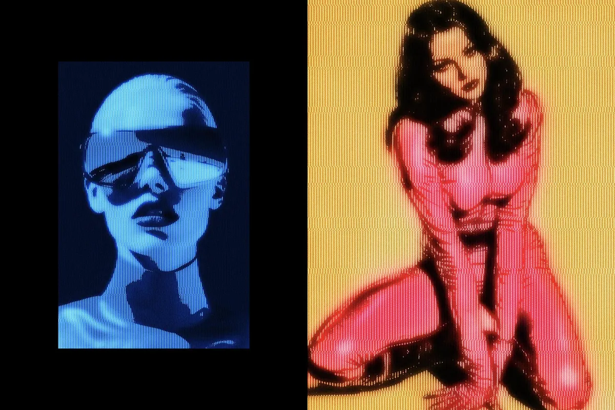 CRT Photo Effect