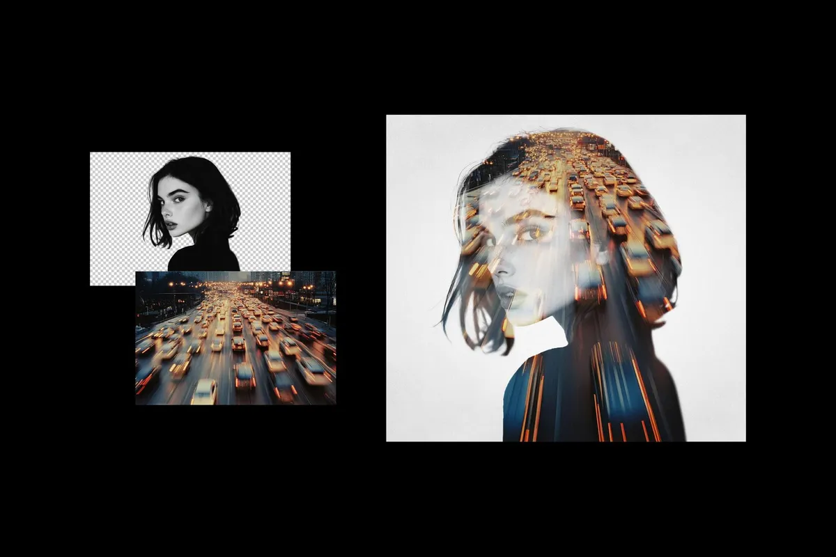 Double Exposure Photo Effect