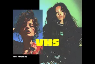 VHS Retro Poster Effect