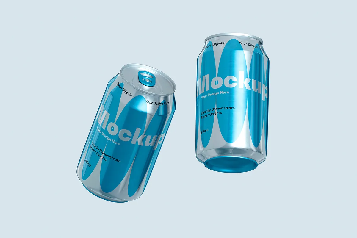 Frozen Can Mockup Set