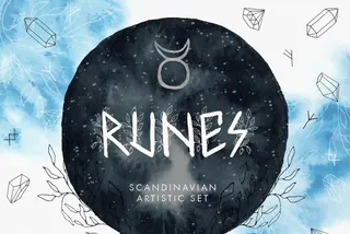 Scandinavian Runes Artistic Set